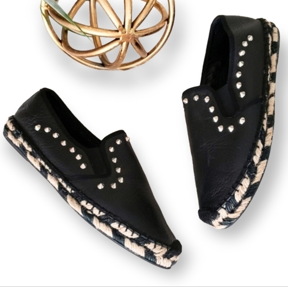 ASH Italia Zest Spiky Studded Espadrilles Size 37 - Picture 16 of 16